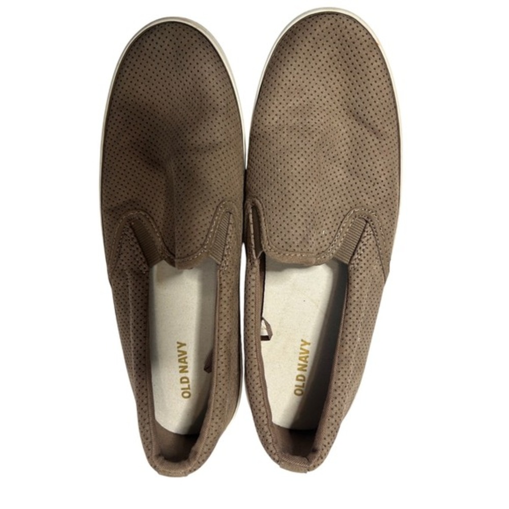 Old Navy Women Size 8 Brown Slip On Loafers Shoes Casual Minimalist‎ Thrashed